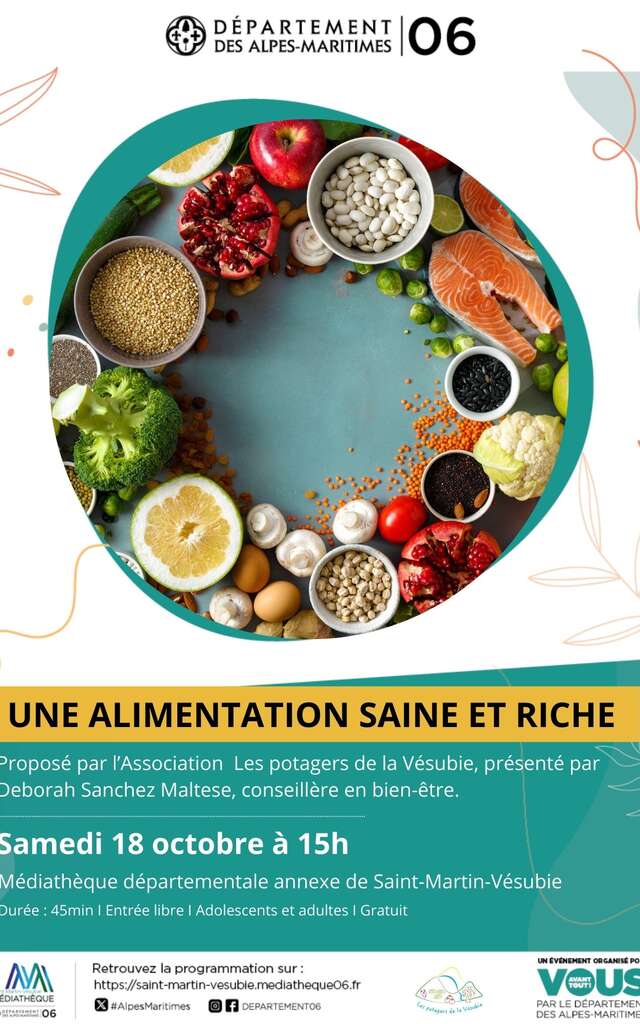 Une alimentation saine et riche