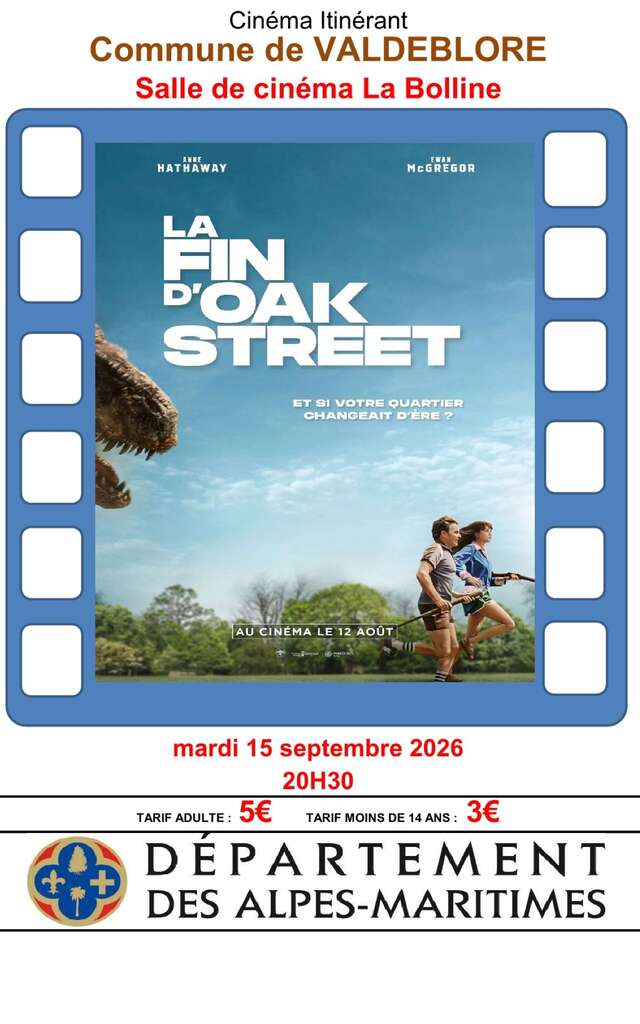 Movie in Valdeblore: "THE END OF OAK STREET."