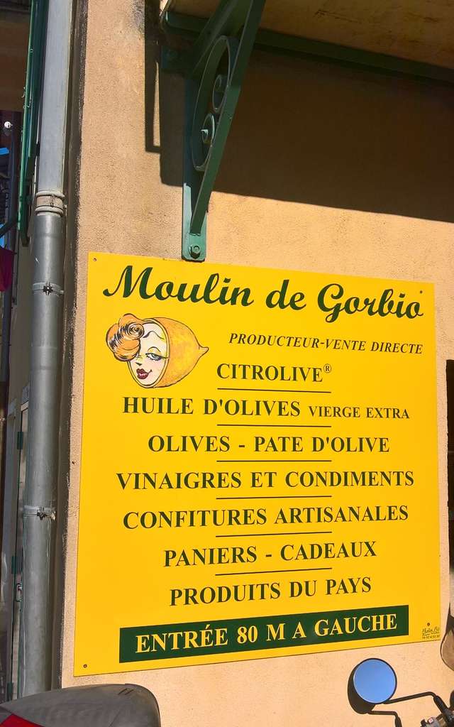 Local products - Au Moulin de Gorbio