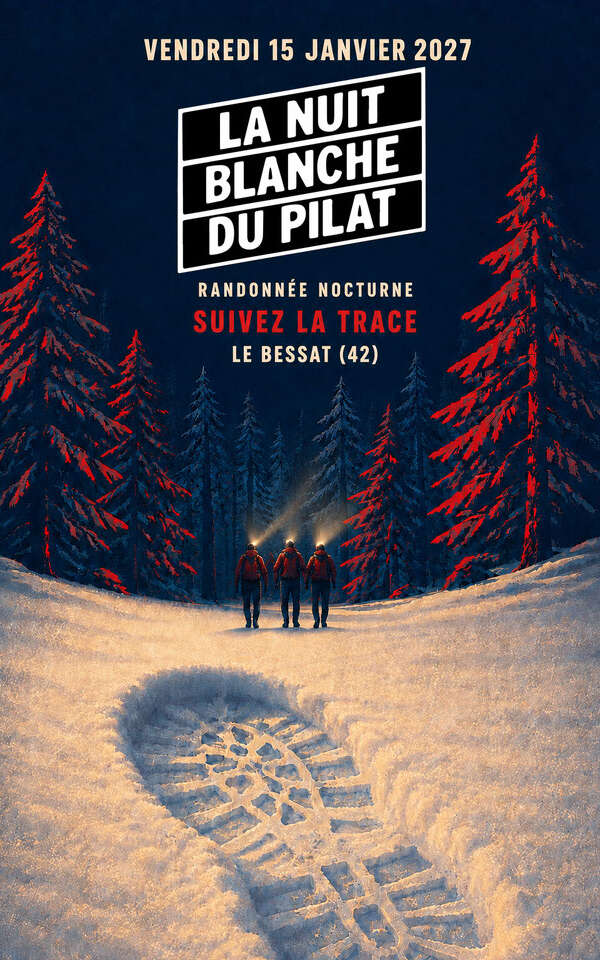 La rando nocturne de La Nuit Blanche du Pilat