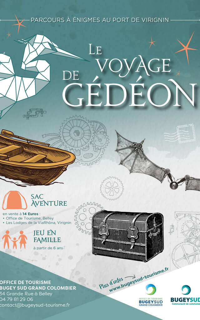 Le Voyage de Gédéon : jeu et parcours à énigmes de découverte du port de Virignin