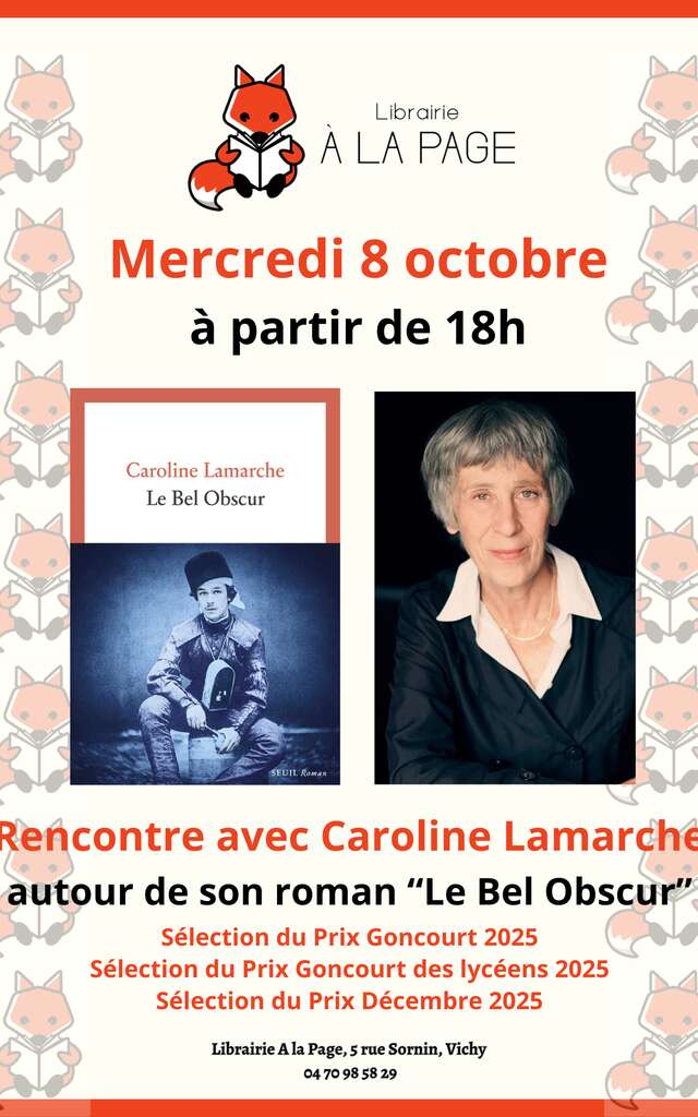 Rencontre littéraire avec Caroline Lamarche