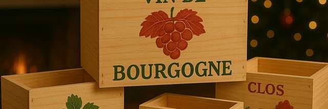 Activité famille : décoration d'une caisse en bois