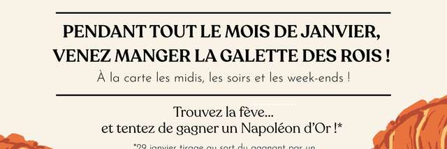 La Galette des Rois au restaurant Monaka !