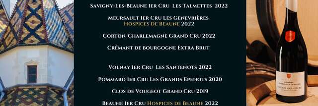 Domaine Marguerite CARILLON à Meursault : Dégustation étoilée - 165eme vente des vins