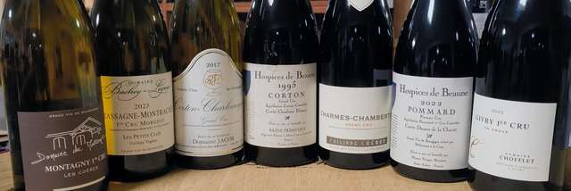 Dégustation spéciale vente des vins "Le paradis des grands vins de Bourgogne" Millésimes à la Carte
