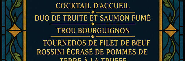 Réveillon du 31 décembre à la Brasserie des Halles