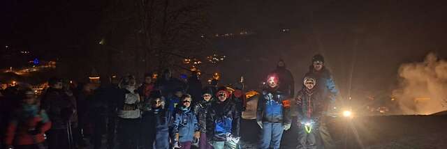 Randonnée raquettes sous les étoiles.