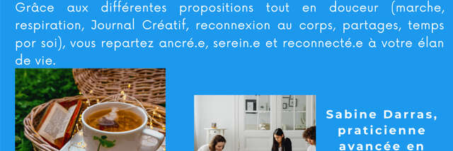 Séjour "Rebondir après un burn-out" au Centre Culturel de la Gorge