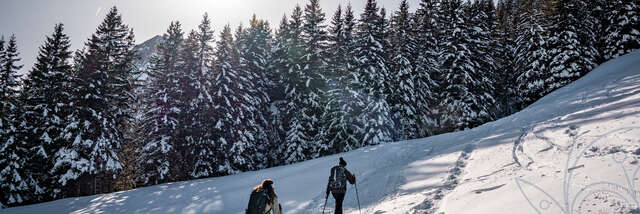Week-end raquettes et yoga avec Amandine et Laetitia
