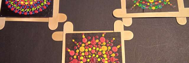 Creatieve workshop: Kleine mandalaschilderijtjes maken met dotpainting