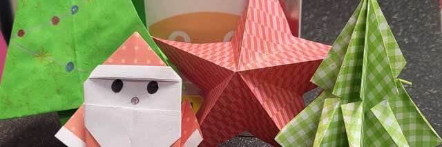 Atelier créatif "Noël en origami"
