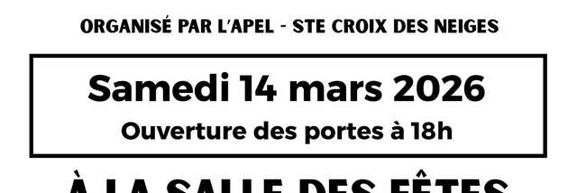 APEL Loto - Sainte-Croix des Neiges