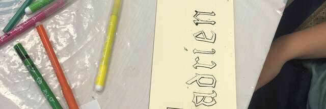 Atelier créatif : Des vœux enluminés