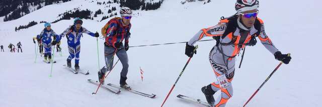 Les Pointes Blanches" ski-bergbeklimming wedstrijd - 6e editie