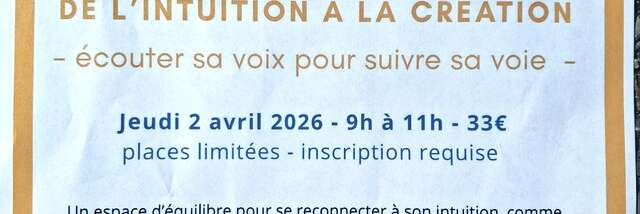 De l'intuition à la création - Ecouter sa voix pour suivre sa voie.