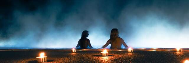 An illuminated evening at Balnéoforme