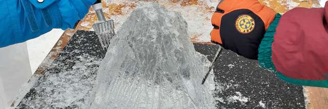 Family workshop: introduction to ice sculpture