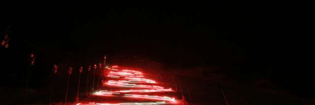 Descente aux flambeaux des enfants