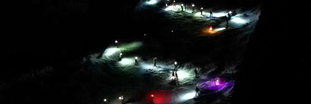 ''Les p'tits flambeaux'' - Descente aux flambeaux - ESF Saint-Nicolas de Véroce