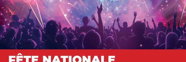 Nationale feestdag en vuurwerk