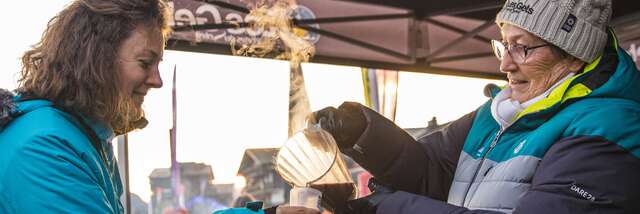 Welcome drink at Les Gets