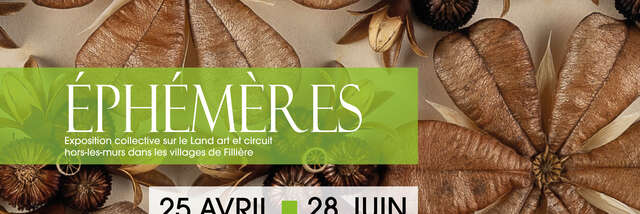 « Ephémères » : Exposition collective sur le land art