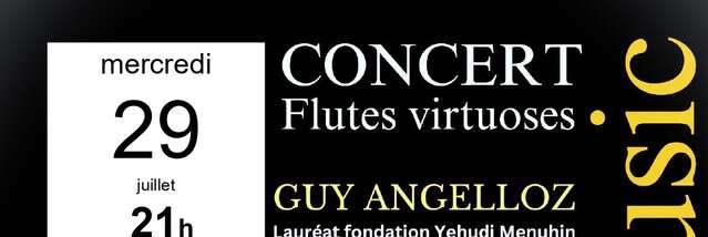 Concert de flûtes virtuoses à l'église - Guy Angelloz