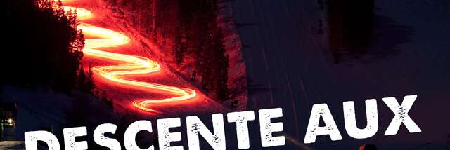 Christmas torchlight descent - Morillon 1100 Les Esserts