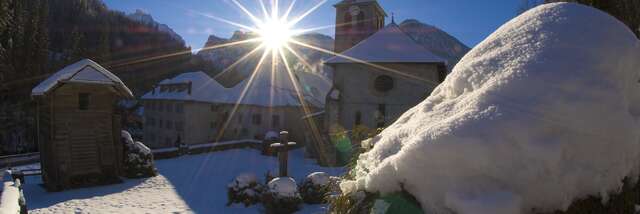 Guided tour of the church and abbey at Sixt-Fer-à-Cheval
