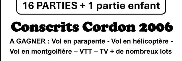 Loto des Conscrits