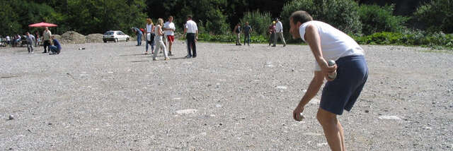 Concours de pétanque à La Chèvrerie