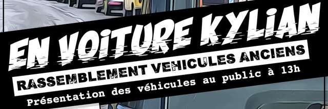 Met de auto, Kylian: Bijeenkomst van oldtimers