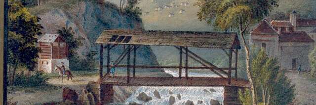 Sous les ponts de Servoz : des cours d'eau tumultueux.