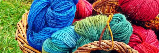 Knitting tea at the media library!