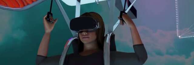 Animation Réalité virtuelle  : Simulateur de parapente et de speedriding
