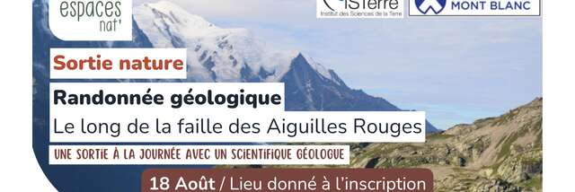 Escursione naturalistica - Escursione geologica lungo la faglia delle Aiguilles Rouges
