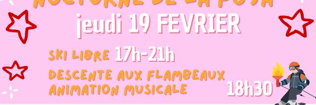 Les nocturnes de ski à la Poya