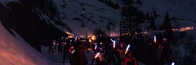 Descente aux flambeaux caritative - Les p'tits flambeaux