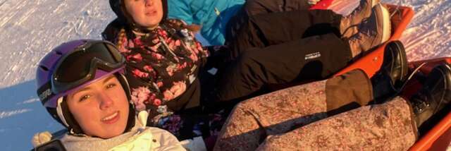 Descente en luge de la Marvel