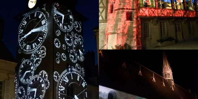 Beaune by night