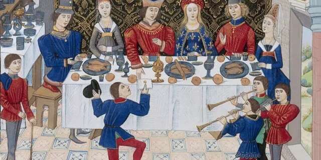 Exposition la table au moyen-age