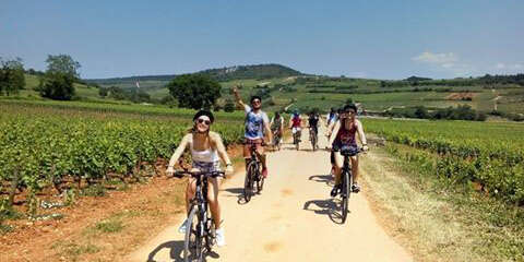 Active Tours : Les vignobles en vélo de Beaune à Mâcon