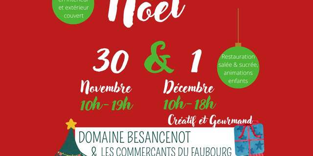 Marché de Noël des producteurs au Domaine Besancenot