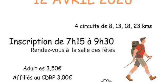 Randonnée organisée par : Amicale des parents d’éleve