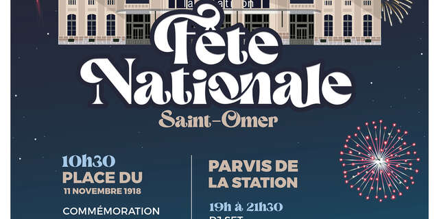 FÊTE NATIONALE | Commémorations et bal du 14 juillet à Saint-Omer