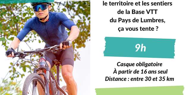 ANIMATION | Sortie VTT de 30 à 35 km (dès 16 ans)