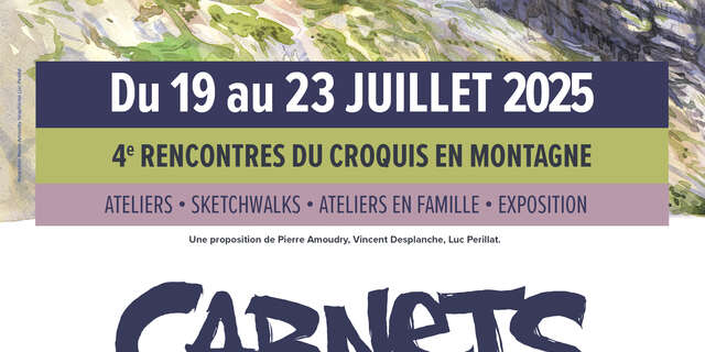 Carnets d'Alpage : 4ème rencontre du croquis en montagne