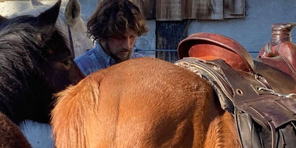 Horseback riding with Thomas and Elsa's equestrian farm