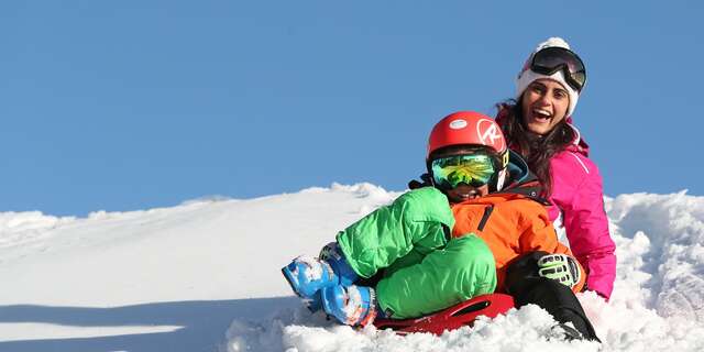 Pistes de luge au Collet